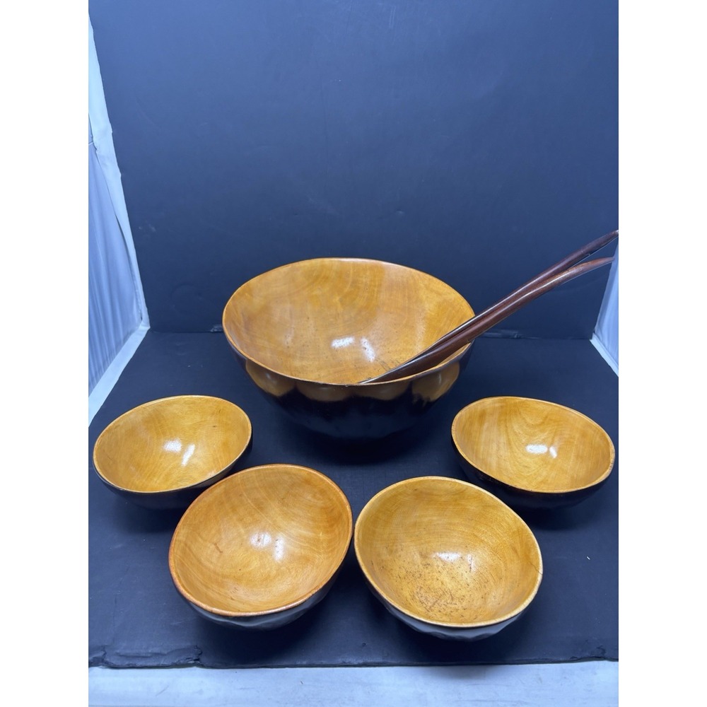 Berk Craft Original Benge LeGrommier Serving Bowl Set With 4 Bowls And Serving